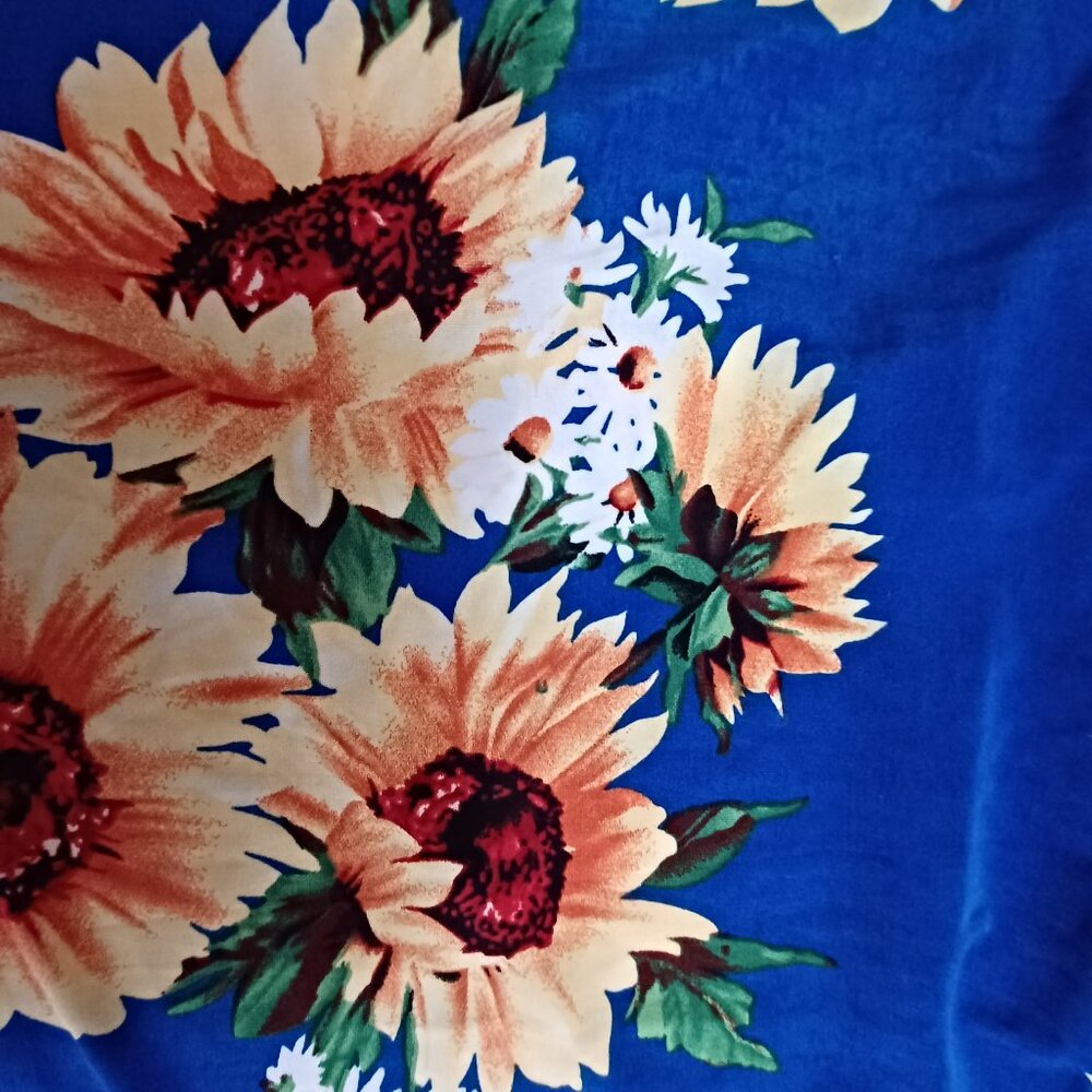 Women's Jensemingxia Sunflower Midi Spring/Summer Dress Size Med Very Stretchy - Picture 7 of 7